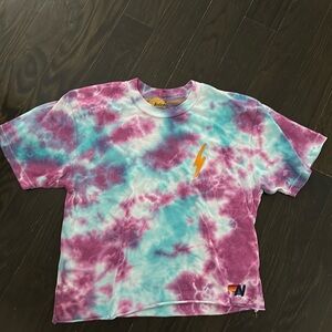 Aviator nation tie dye tee shirt
